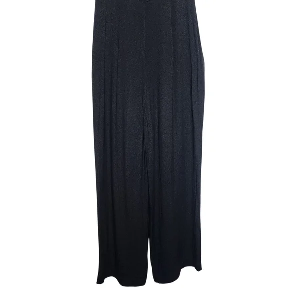 Reformation Black Button-Down Dress